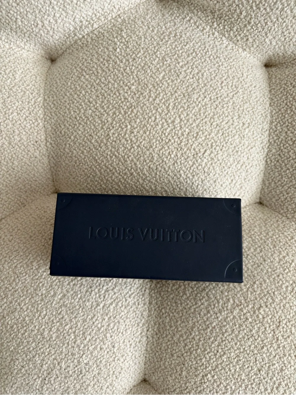 Louis Vuitton Magnetic Hard Eyewear Case, Navy Blue